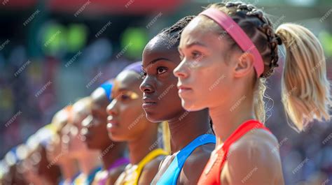 Athlètes féminines de la RDA nageant