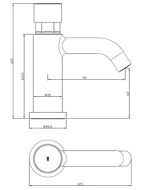 Comparaison d'un robinet lave-mains monobloc et d'un robinet mural