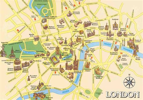 Carte historique de Londres montrant la localisation des pompes à eau et des cas de choléra