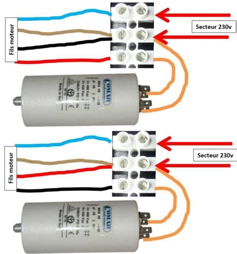 Schéma d'un circuit imprimé avec des condensateurs