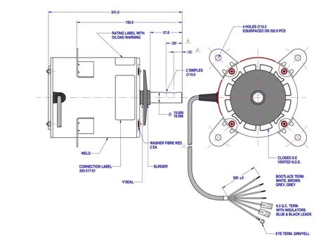 Schéma d'un moteur de ventilateur de climatiseur