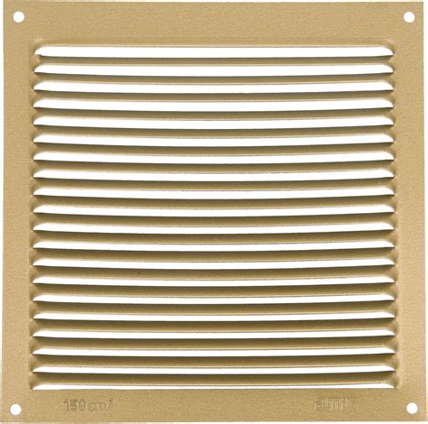 Schéma d'une grille d'aération de salle de bain