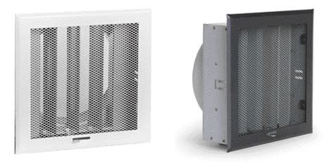 Exemple de grille de diffusion d'air chaud décorative