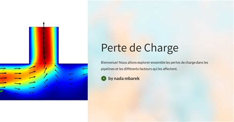 Graphique illustrant la perte de charge dans un conduit