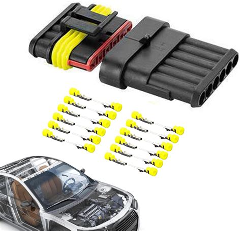 Gros plan sur un connecteur électrique automobile