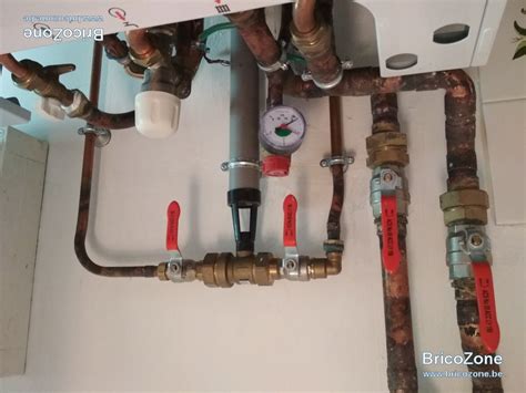 Représentation d'une vanne de remplissage de chaudière