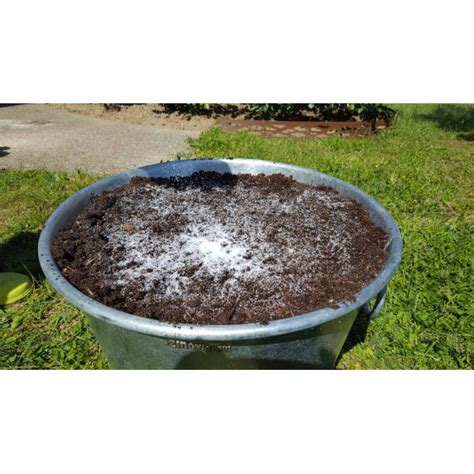 Grains de rétenteur d'eau gonflés et secs
