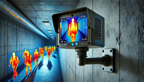 Caméra thermique détectant une anomalie de chaleur
