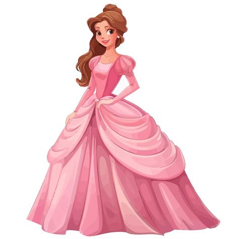 Illustration de princesse dans un décor rose sur une housse de couette