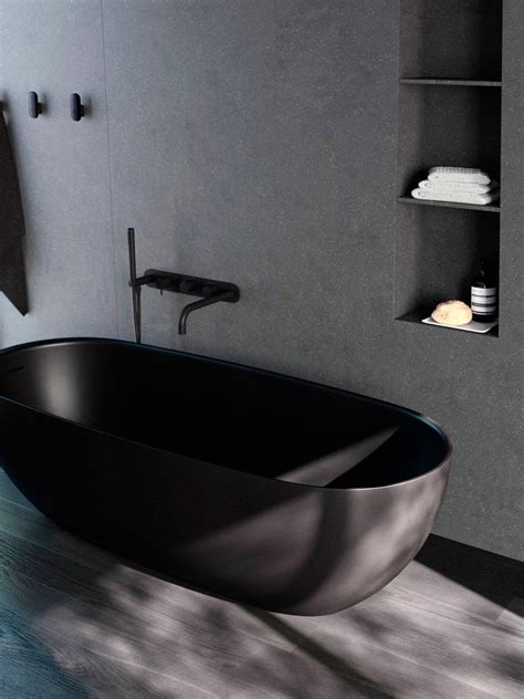 Baignoire îlot Rexa Design modèle Hole aux formes arrondies
