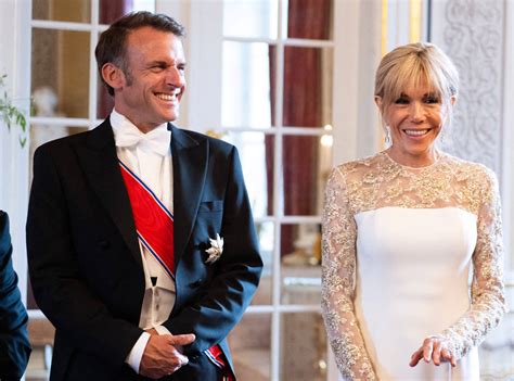 Brigitte Macron lors d'une visite officielle