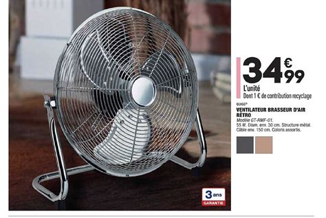 Ventilateur brasseur d'air Quigg