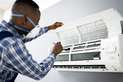 Diagramme illustrant les différentes étapes d'un entretien de climatiseur.