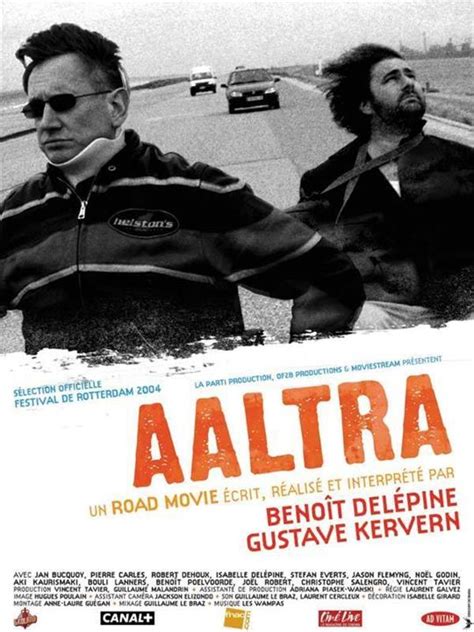 Affiche du film Aaltra avec les deux protagonistes en fauteuil roulant