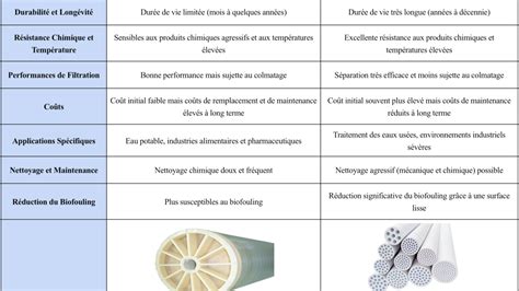 différentes tailles de membranes céramiques pour brumisateurs