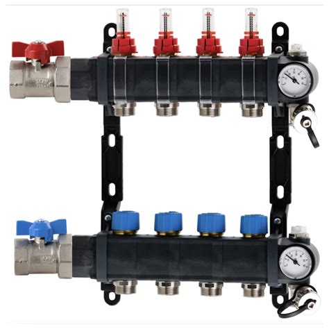 Collecteur hydraulique pour plancher chauffant