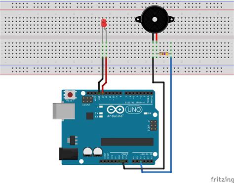 Schéma électronique du thermomètre/hygromètre Arduino