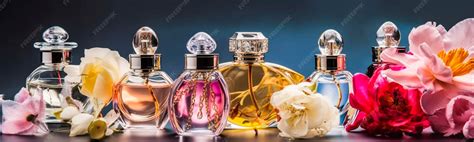 Différents flacons de brumes cosmétiques