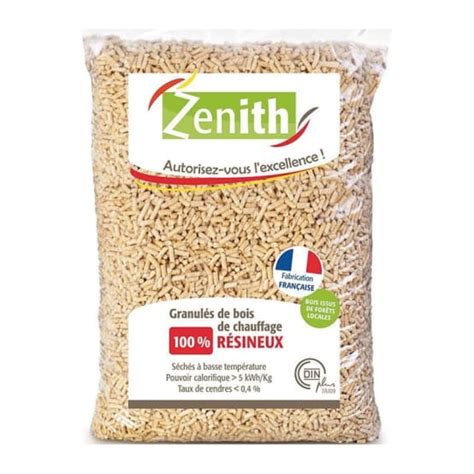 Pellets de bois résineux en vrac