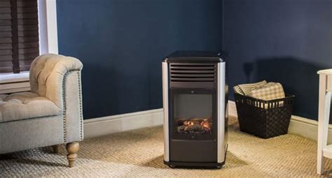 Poêle à gaz moderne avec flammes vives