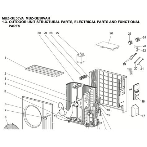 Pièces détachées pour climatisation