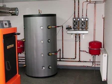 Ballon tampon dans une chaufferie