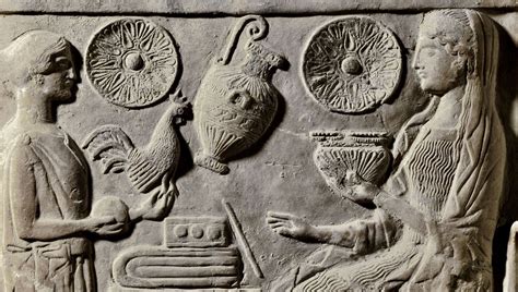 Représentation d'un rituel de purification dans la Grèce antique