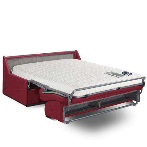 Canapé convertible ouvert avec matelas Bultex