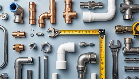 Entrée d'un magasin de bricolage avec des outils de plomberie et de chauffage