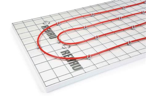 Composants d'un système de plancher chauffant REHAU