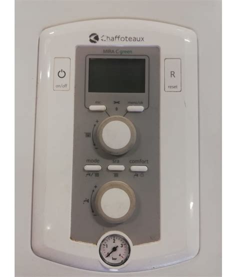 Image d'une page de manuel d'installation de chaudière Chaffoteaux