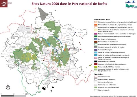 Carte d'une zone Natura 2000