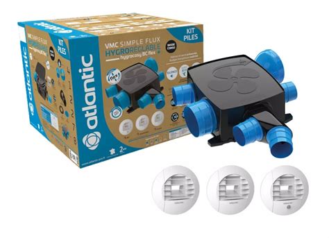 Exemple de kit VMC simple flux Atlantic