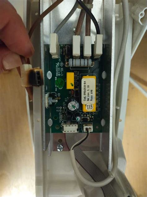 Carte électronique d'un radiateur