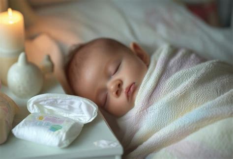 Bébé dormant paisiblement dans une chambre bien humidifiée