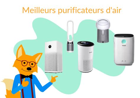 Schéma comparatif des fonctionnalités des purificateurs d'air