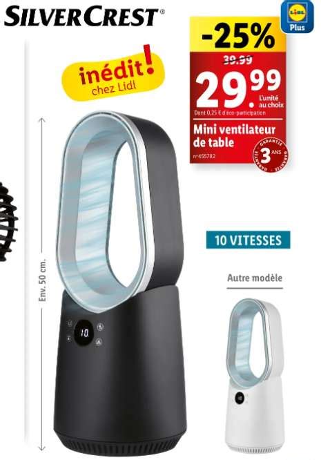 Ventilateur Silvercrest de Lidl