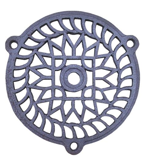 Exemple de grille de ventilation décorative en fonte