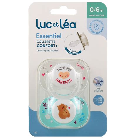 Diversité des sucettes Luc et Léa