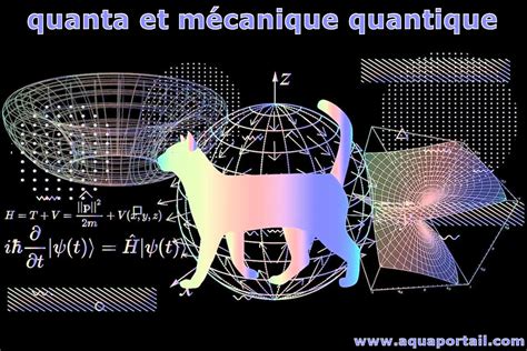 Schéma de la physique quantique montrant les vibrations