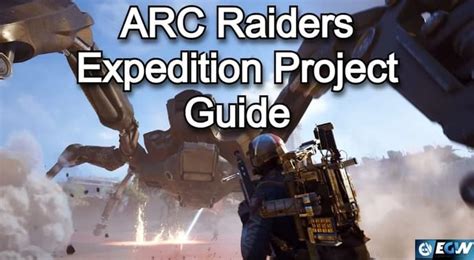 Schéma du projet d'expédition ARC Raiders