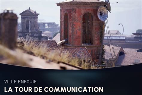Vue extérieure de la Tour Rouge dans la Ville Enfouie