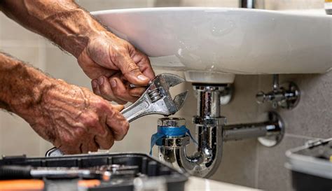Plombier en train de vérifier un chauffe-eau