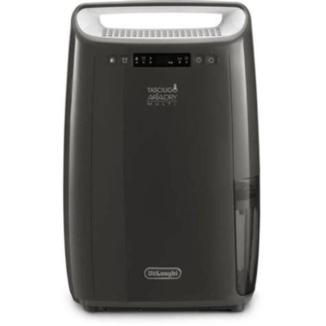 Déshumidificateur DeLonghi DNS 65 en fonctionnement dans un petit salon