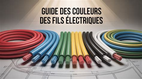 Exemple de fils électriques gainés d'isolant
