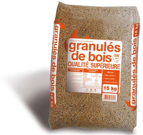 sac de granulés de bois