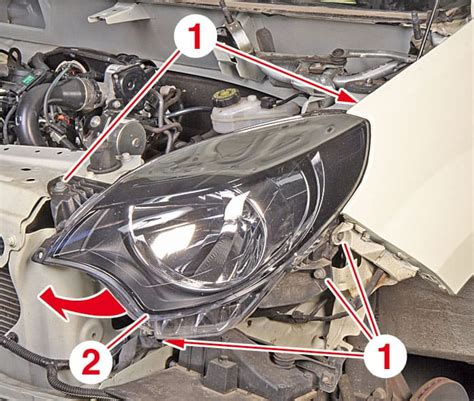 Bloc optique de phare de voiture