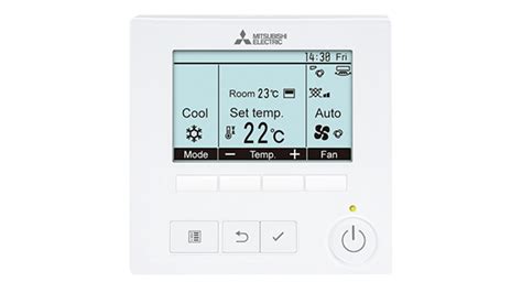 Interface tactile d'une télécommande de climatisation
