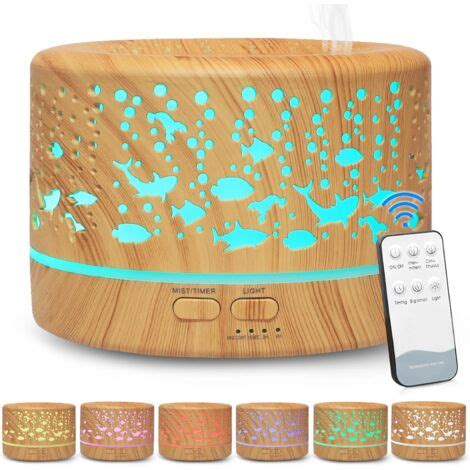 Collection de diffuseurs à ultrasons avec différents styles décoratifs