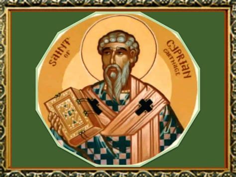 Représentation de Saint Cyprien de Carthage